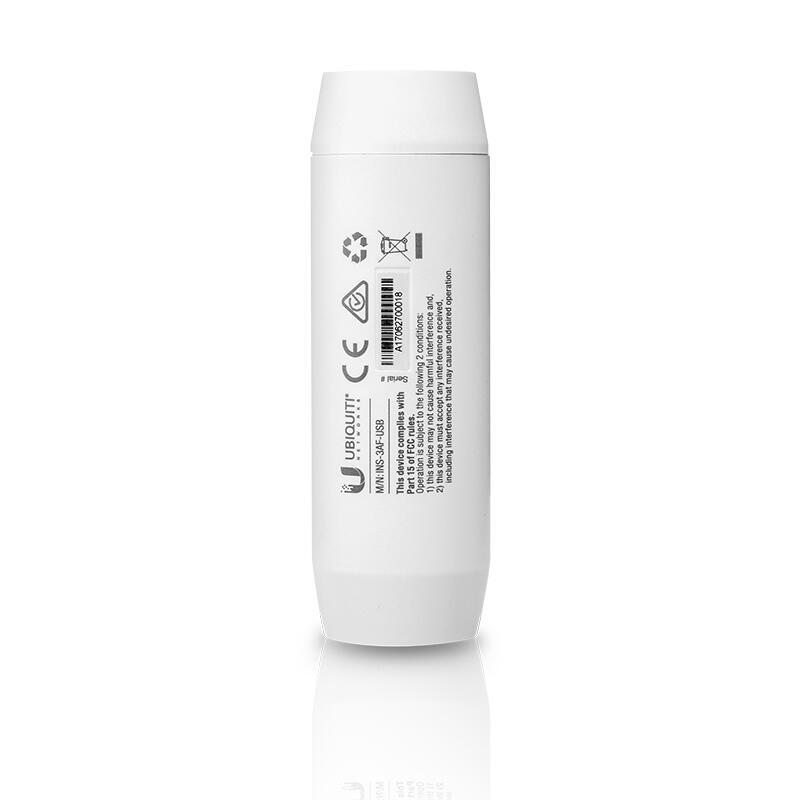 Ubiquiti Convertidor Instant Poe A Usb, Rj-45 > Usb-A, Inyector Poe Blanco Ins-3af-Usb
