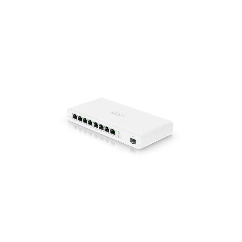 Ubiquiti Uisp-R-Eu Gigabit Poe Router For Micropop Applications, 8x Gbe Rj45 Ports With Passive Poe, 1x Sfp, 110w