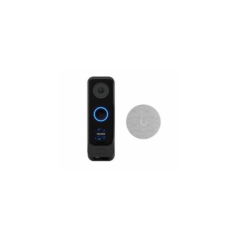 Ubiquiti Uvc-G4 Doorbell Pro Poe Kit Timbre Premium Poe Con Chime Poe Incluido. Rendimiento Hdr Mejorado. Pantalla De Bienvenida Programable Y C&Aacute Mara Secundaria Para Detectar Paquetes. Audio Bidirecci