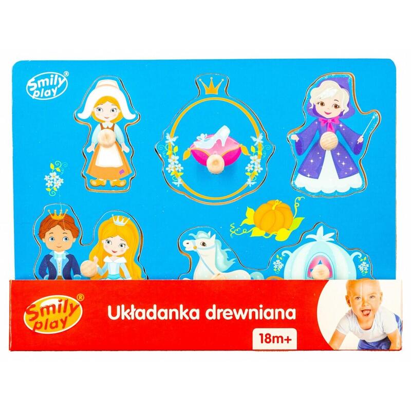 Ukladanka Drewniana Kopciuszek