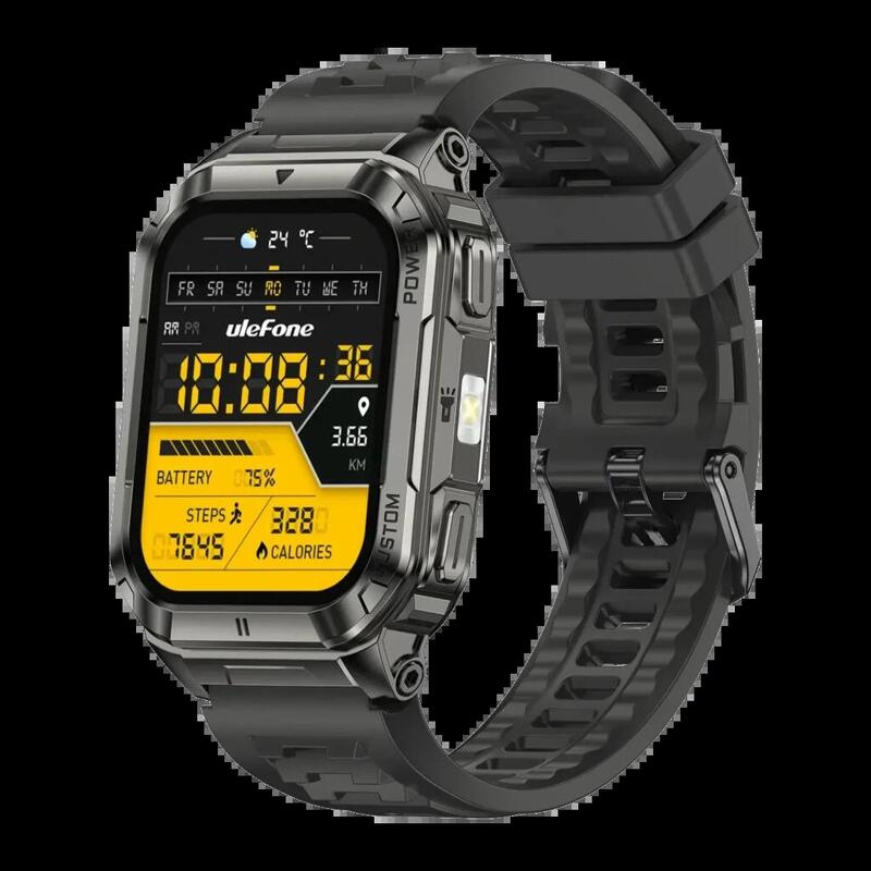 Ulefone Armor Watch Ultra Negro Fc 24/7 Spo2 Batería 8 Días