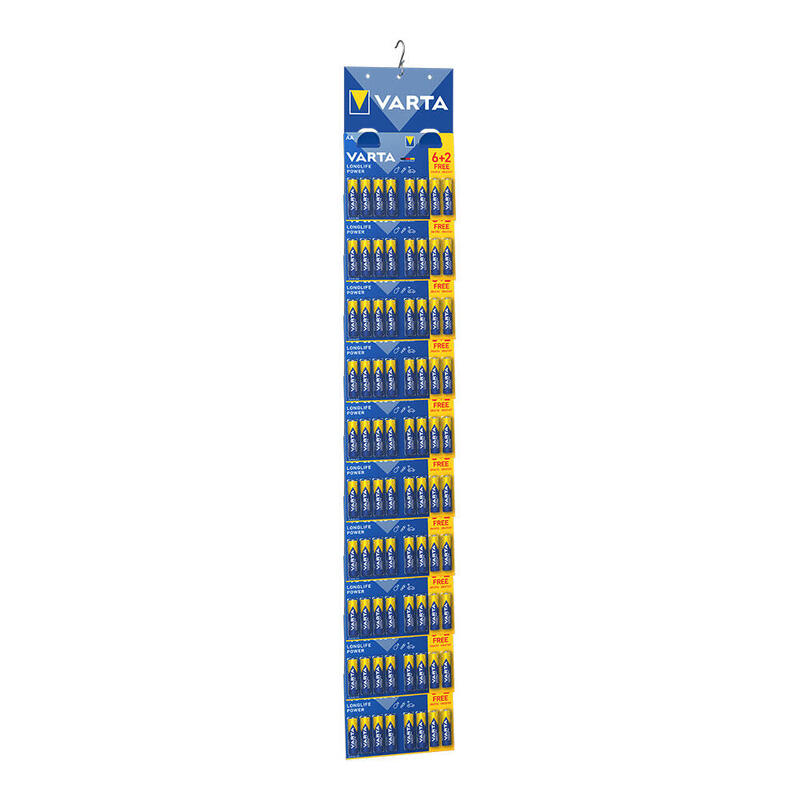 Ult. Unidades Pack 10 Blisters 6+2 Pilas Aa Longlife Power Varta