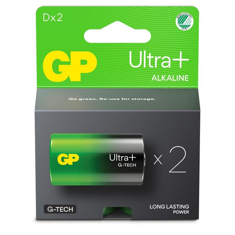 Ultra Plus Alkaline Battery  Lr20 / D 2-Pack