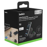 Ultracharge 25w Qi2 Compact 2in1 For Phone And Watch Charcoal