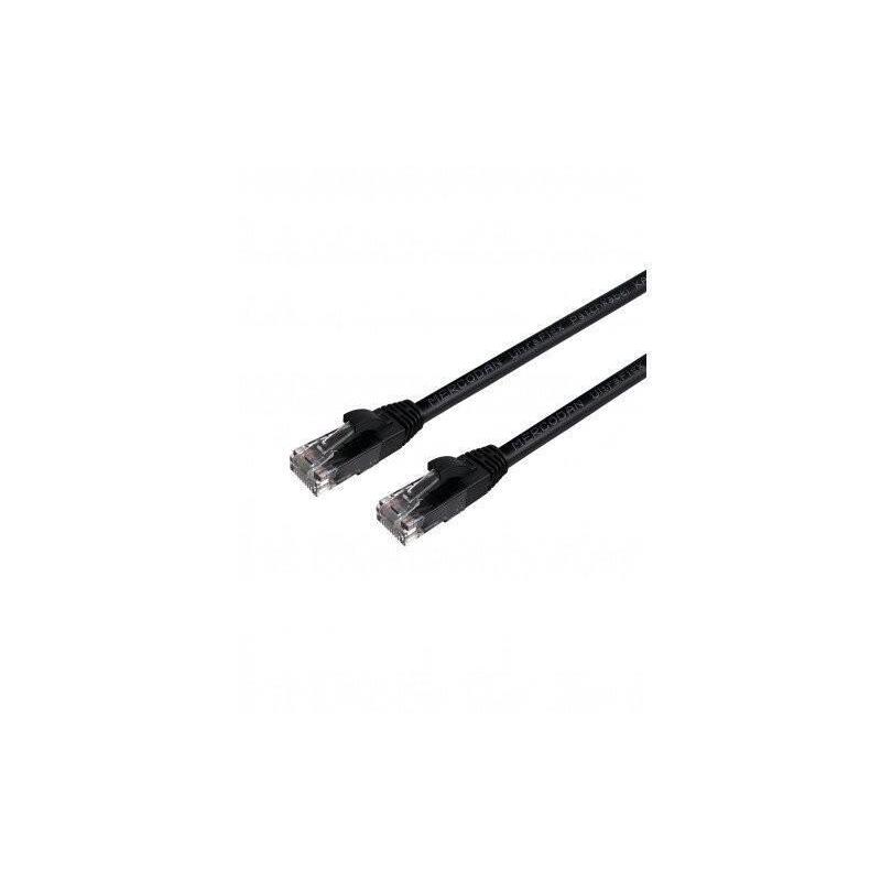 Ultraflex Patchkabel Kat6  Utp, 2,0m, Sort, Lszh