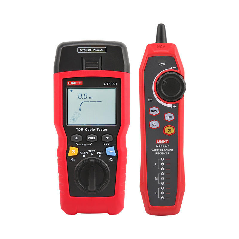 Uni-T Ut685b Kit Universal Network Cable Tester, Rj45, Rj11 And Coaxial, 500 M, Poe 802.3af At Bt, Ethernet Port Test