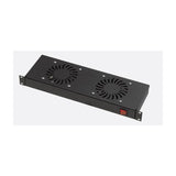 Unidad De Ventilacion Frontal  Rack 19". 2 Ventiladores