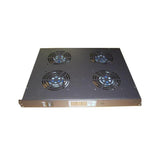Unidad De Ventilacion  Frontal  Rack 19". 4 Ventiladores +