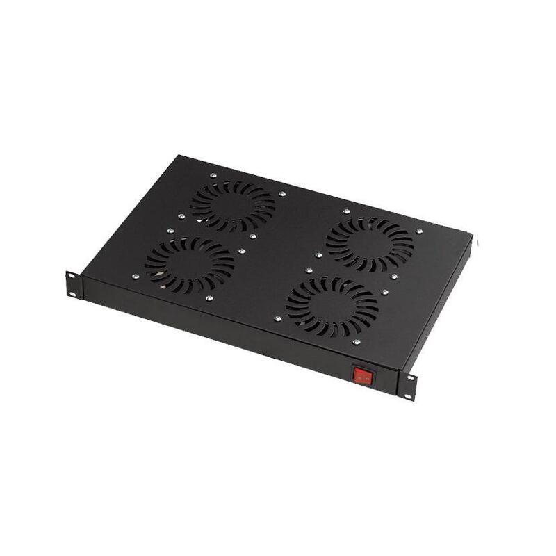 Unidad De Ventilacion Frontal  Rack 19". 4 Ventiladores