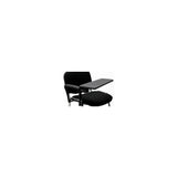 Unisit Reposabrazos Con Mesita Escritorio Para Silla Confidente Dado Negro