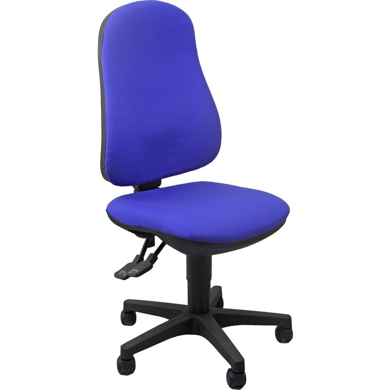 Unisit Silla Administrativa Sincro Ariel Aisy -Brazos Opcionales- Azul