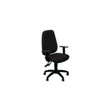 Unisit Silla Administrativa Sincro Tete Reposabrazos Ajustables Negra