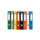 Unisystem Color Archivador Palanca 45mm Cantonera Larga A4 Cartón Forrado Pp Gris