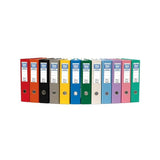 Unisystem Color Archivador Palanca 65mm Cantonera Larga A4 Cartón Forrado Pp Verde Vital