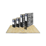 Unisystem Novoclas Archivador Palanca 65mm Folio Rado Cartón Forrado Negro