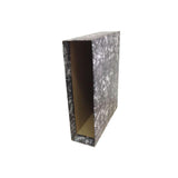 Unisystem Novoclas Cajetín Para Archivador Palanca 65mm A4 Cartón Forrado Negro