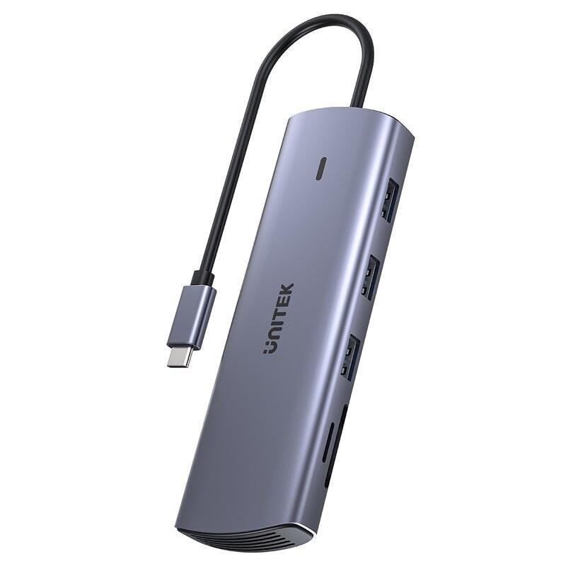 Unitek Hub 9w1 Usb C Hdmi Vga Czytnik Kart Pd 100w