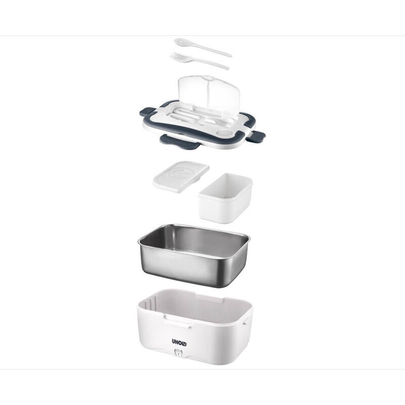 Unold 230.338 Fiambrera Táper Blanco Acero Inoxidable 1,5 L