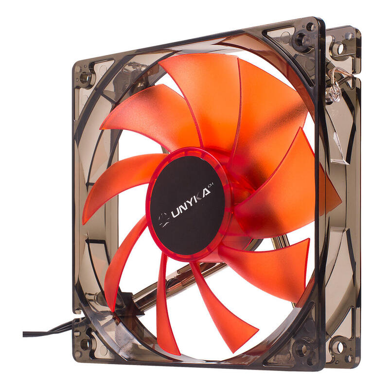 Unyka Ventilador Adicional 12x12 Led Rojo 51792