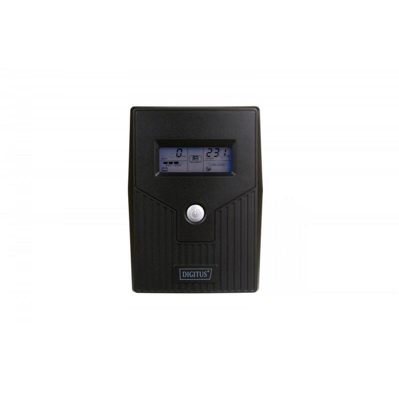 Ups Line-Ineractive Lcd Basic, 600va/360w, 1x12v/7ah, Avr, 2x Schuko Cee 7/3