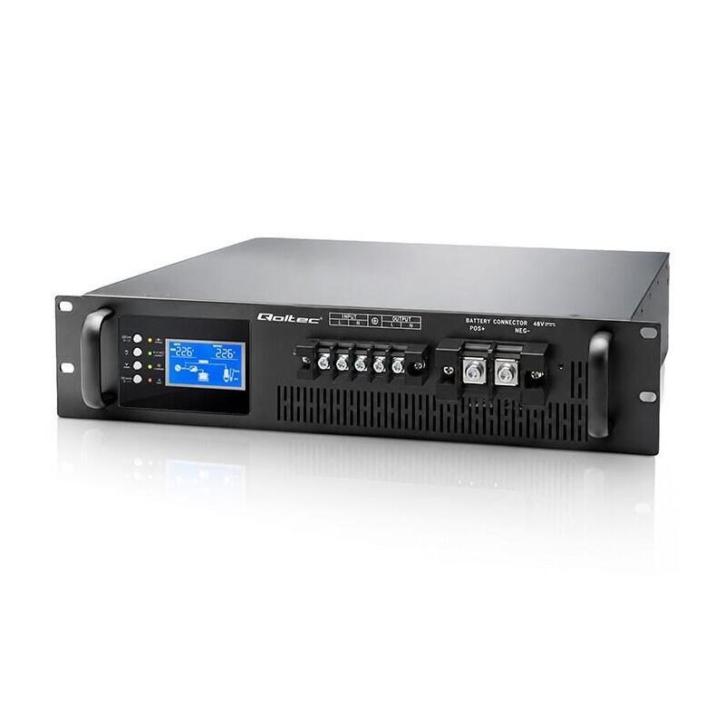 Ups Pure Sine Wave Para Rack 5kva 5000w Pf1.0 Lcd Epo Usb On-Line