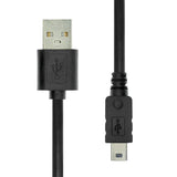 Usb 2.0 A To Mini B 5p M/M  Black 1.5m