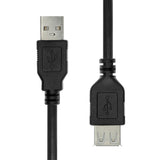 Usb 2.0 Extension Cable Black  3m