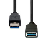 Usb 3.2 Gen1 Extension Cable - Black 3m - Warranty: 360m