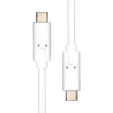 Usb-C 3.2 Cable Generation 2 - White 0.5m - Warranty: 360m