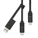 Usb-C 3.2 G2 Cable With Usb-A  Adapter 1m