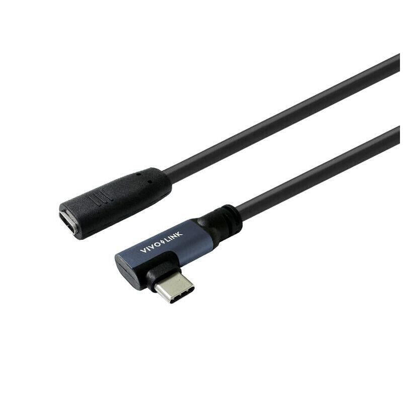 Usb-C Male Angled To Female  1m Usb3.2 Supports 20 Gbps