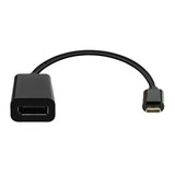 Usb-C To Displayport Adapter - 20cm Black - Warranty: 360m