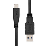 Usb-C To Usb A 3.0 Cable 15cm  Black