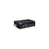 Utepo Utp7204ge-Hpoe Switch Industrial Hi-Poe 4 Puertos Gigabit + 2 Uplink Combo Gigabit (2sfp+2rj45) 120w Redundant 802.3af/At 6kv
