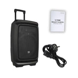 V-Tone Orionx 14 Accu - Kolumna Aktywna Akumulatorowa Negro, Bluetooth, Tws, Usb, Aux, Fm, Dsp, Wysuwana Raczka, Kólka Transportowe, 135w Rms