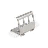 Value Hutschienen-Adapter Unbestckt, Fr 3 Keystones