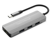 Value Usb 3.2 Gen 1 Hub, 4vías, Usb-C Cable De Conexión