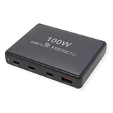 Value Usb Charger, 4 Port (1x Usb-A, 3x Usb-C), Max. 100w