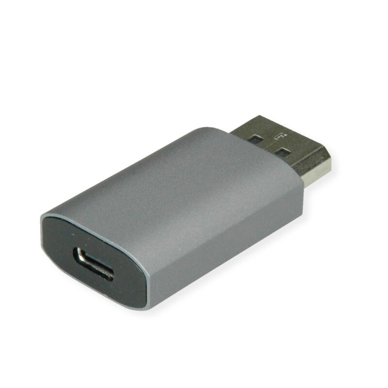 Value Usb Typ C - Displayport, Bidirektionaler Adapter, Bu St, 8k60hz