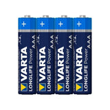 Varta Batterie Alk. Micro Aaa Lr03 1.5v Longlife Power Shrink. (4-Pack)
