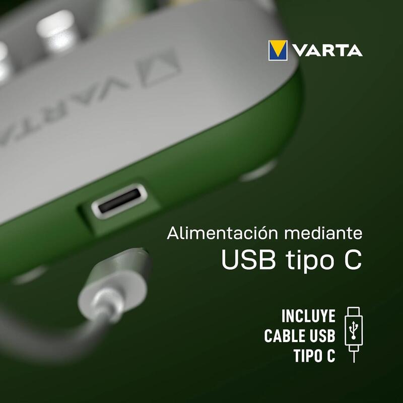 Varta Cargador Eco Charger Multi Recycled +  8 Pilas Aa Recargables 56816 2100mah