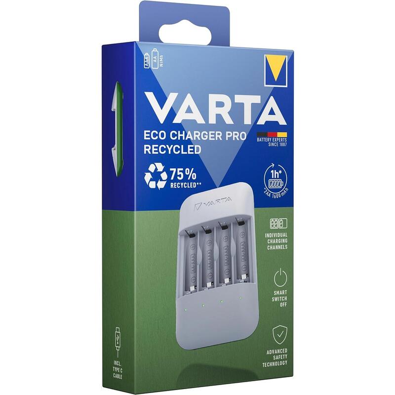 Varta Cargador Eco Charger Pro Recycled 57683 101 111