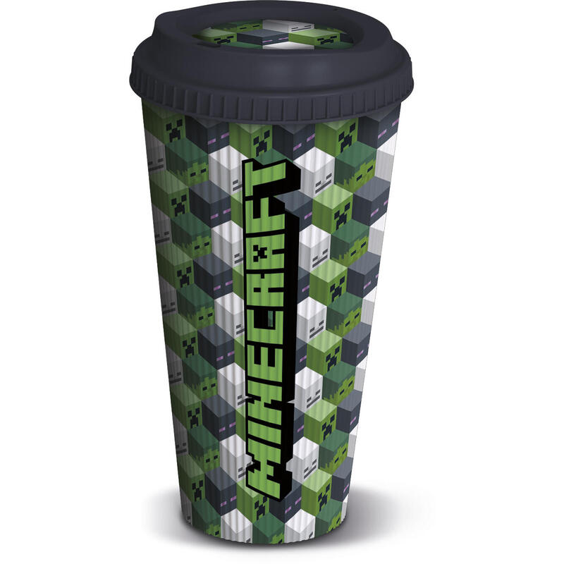 Vaso De Café Relieve Pp 790 Ml Minecraft Iconicmono