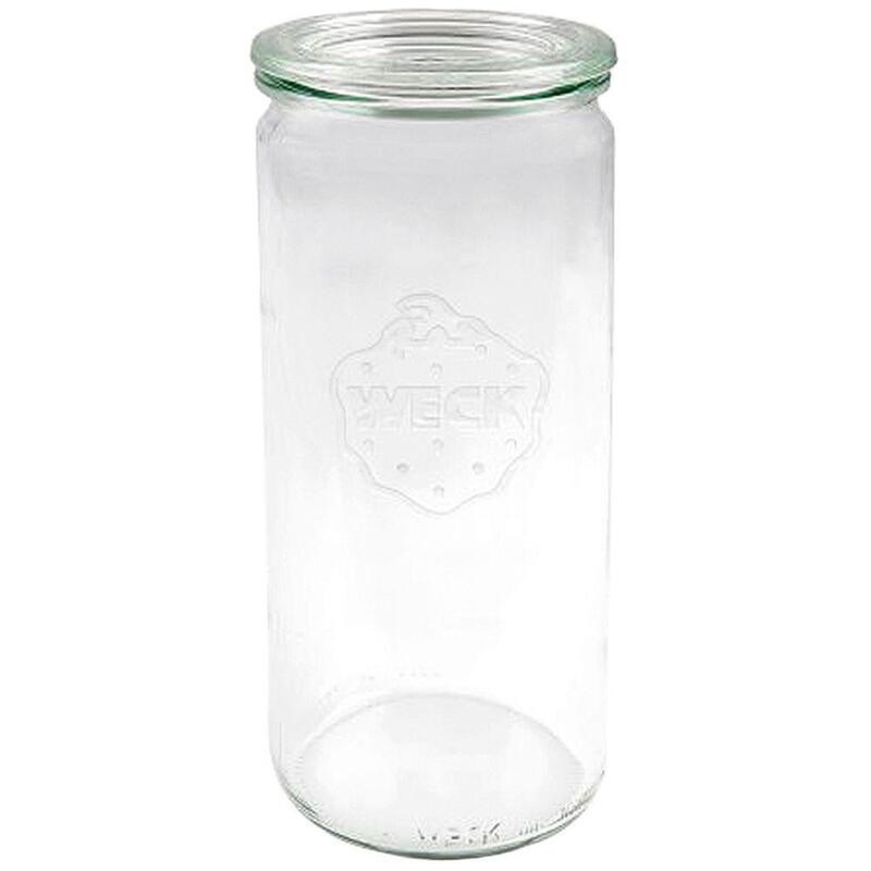 Vaso Weck Forma Cilíndrica 1040ml Paquete De 6