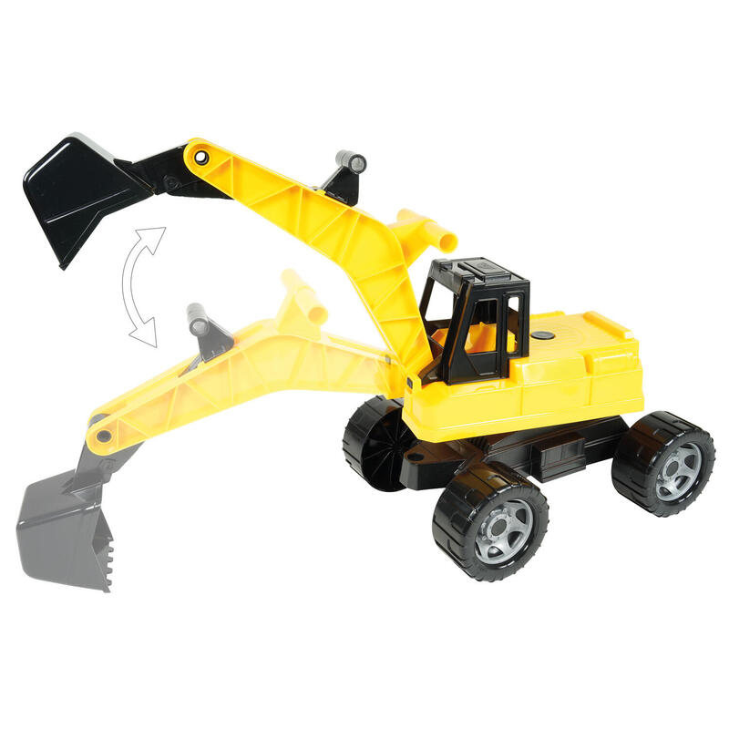 Vehículo Excavadora 70 Cm Negro-Amarilla