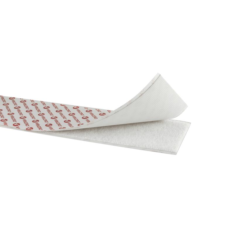 Velcro® Extra Thin Klett-Installationsband 25m Blanco