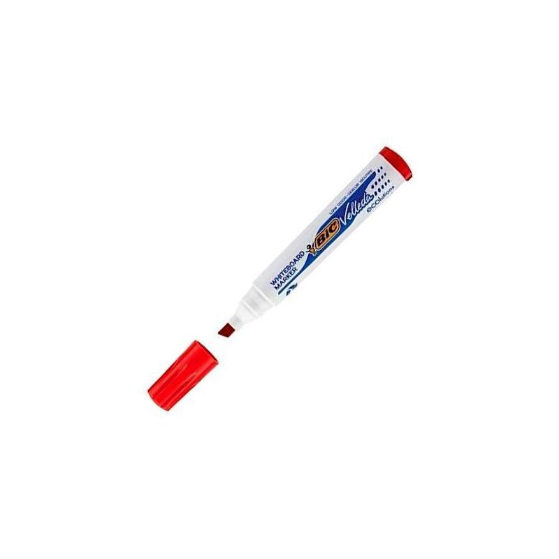 Velleda Marcador Pizarra Blanca Ecolutions 1751 Punta Biselada Rojo Caja -12u-