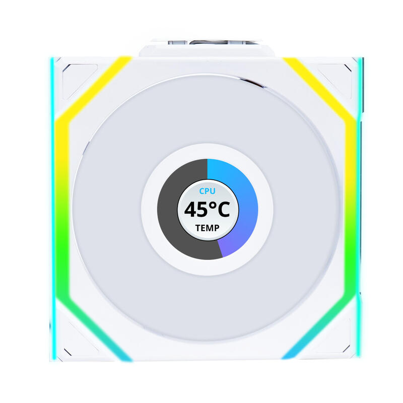 Ventilador 120x120 Lian Li Unifan Sl Wireless Lcd White