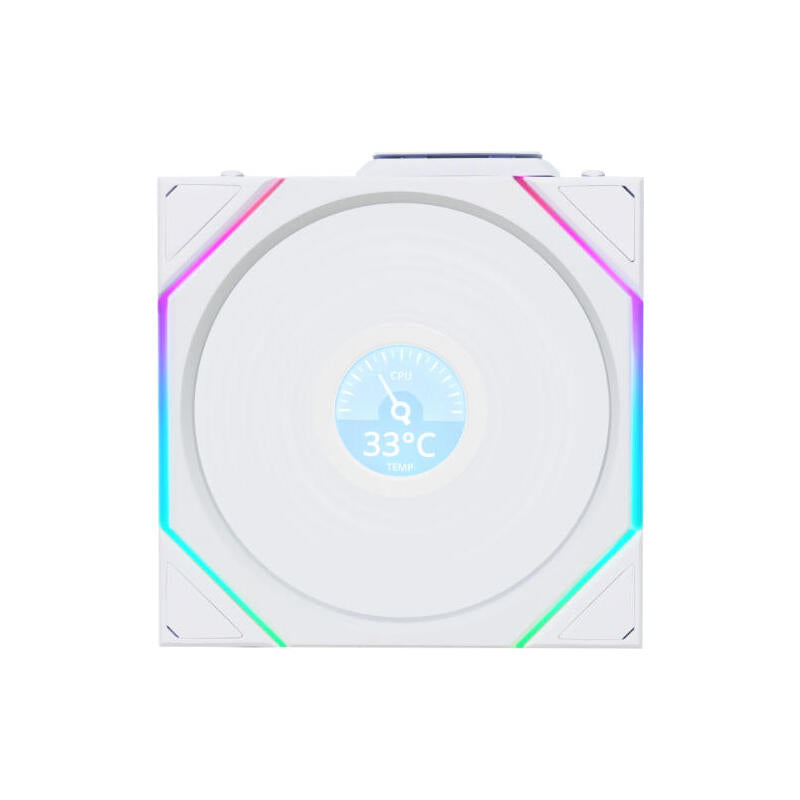 Ventilador 120x120 Lian Li Unifantl-Lcd Wireless White R