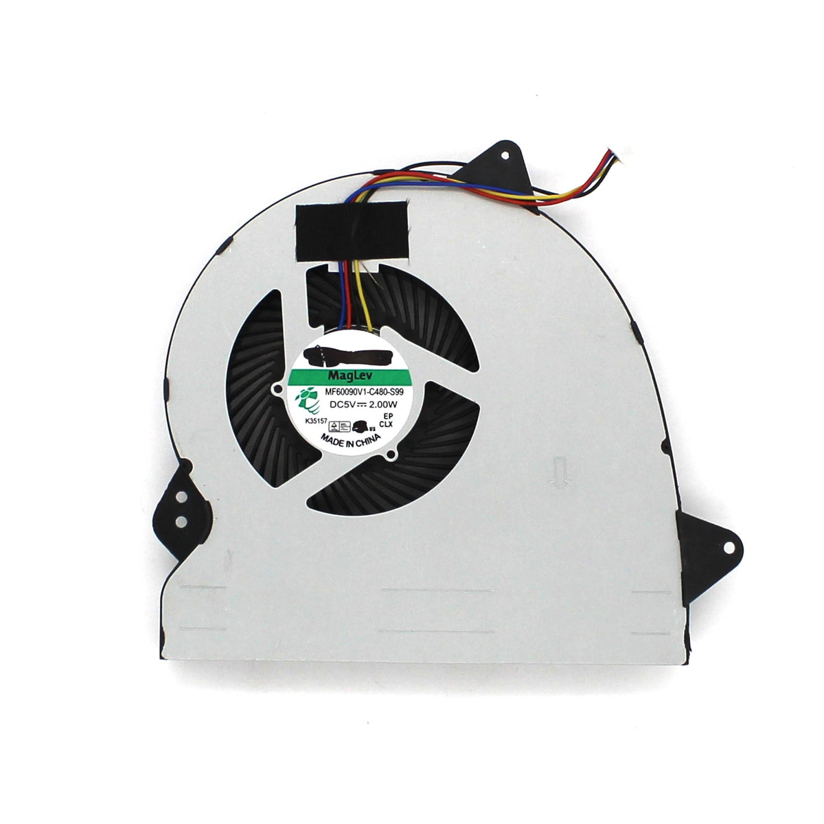Ventilador Cpu Para Portátil Asus Gl552 Gl552J Gl552Jx Gl552V Gl552Vw Gl552Vx Zx50J Mf75120V1-C250-S9A